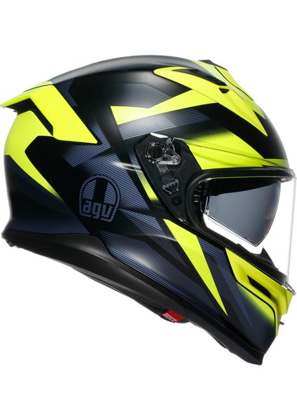 K7 Mplk Glımpse Matt Black Yellow Fluo Kapalı Kask modelleri