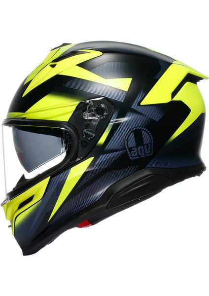 K7 Mplk Glımpse Matt Black Yellow Fluo Kapalı Kask indirimleri