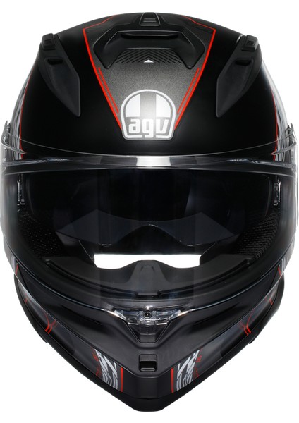 K7 Mplk Kyber Matt Black Red Kapalı Kask fiyatları