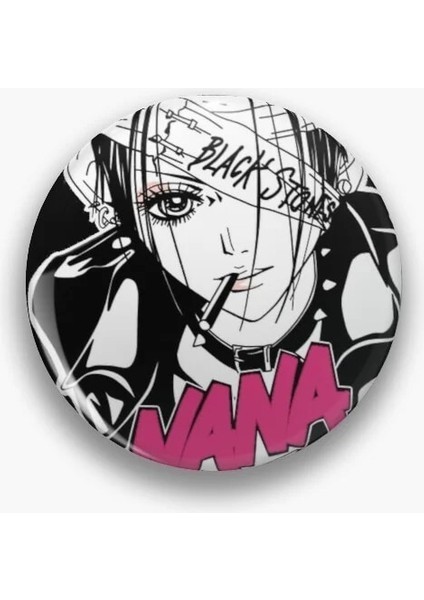 Fuhaidan 65157 58MM(2.3IN) Nana Broche Pines Pimleri Moda Yaka Gömlek Broş Pines Anime Hediyeler (Yurt Dışından)