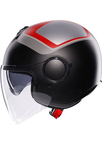 Eteres Scaglieri Matt Grey Red Açık Kask fırsatları