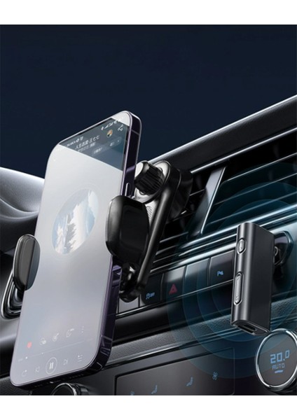 Yesnıce 2'si 1 Arada Kablosuz Adaptör 3,5 mm Ses Aux Adaptörü Bluetooth 5.1 Verici Alıcı Araba Için