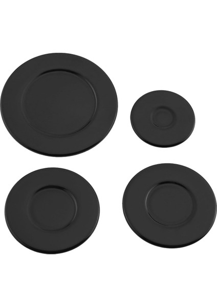 4 Adet Ocak Gaz Brülör Kapağı 55MM 75MM 100MM Fırın Gazlı Ocak Brülör Taç Alev Kapağı Mutfak Aksesuarları Içbükey (Yurt Dışından)