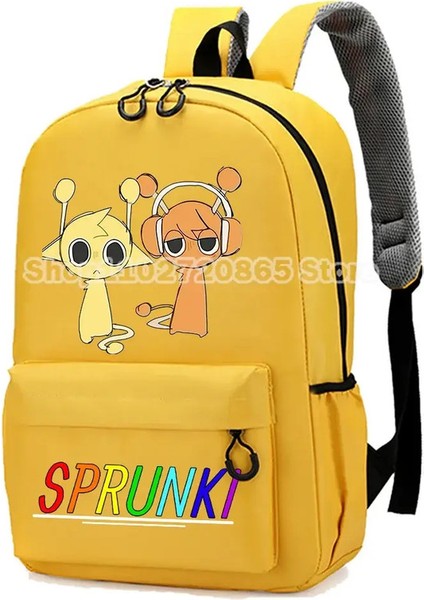 Yeni Sprunki Okul Çantası Karikatür Anime Figür Baskı Oxford Backpack Su Geçirmez Yük Indirgeme Kız Kızlar Kitap Çantası Çocuk Hediye Renk: MEDIUM-JZHZ36-JZHZ22 (Yurt Dışından)