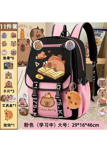 Yeni Yüksek Değerli Küçük Okul Çantası Kızlar Üniversite Öğrencileri Çocuklar Sevimli Anaokulu Çizgili Küçük Sırt Çantası Omuz Çantası (Yurt Dışından)