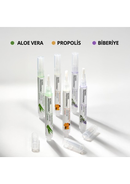 Aloe Vera, Özlü Tırnak ve Kütikül Bakım Yağı Kalemi, Nemlendirici ve Yatıştırıcı Etki, 3 ml