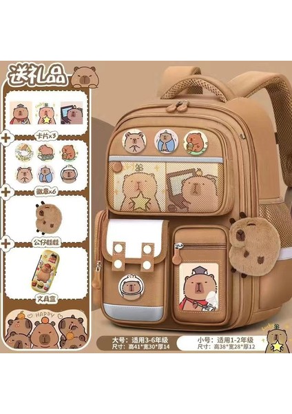 Yeni Karikatür Sevimli Erkek ve Kadın Çocuk Okul Çantası 1-3-6 Sınıflar Yuji Köpek Ilkokul Öğrencileri Omuz Çantası (Yurt Dışından)