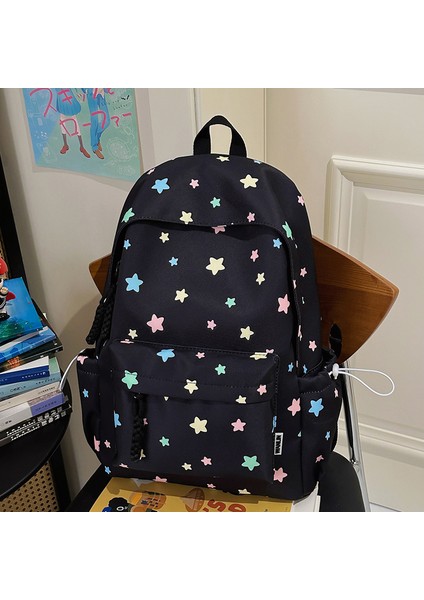 Yeni Okul Çantası Öğrenciler Çocuk Erkek Kız Omuz Çantası Büyük Kapasiteli Karikatür Okul Çantası (Yurt Dışından)