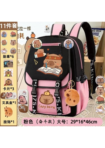 Yeni Yüksek Değerli Küçük Okul Çantası Kızlar Üniversite Öğrencileri Çocuklar Sevimli Anaokulu Çizgili Küçük Sırt Çantası Omuz Çantası (Yurt Dışından)