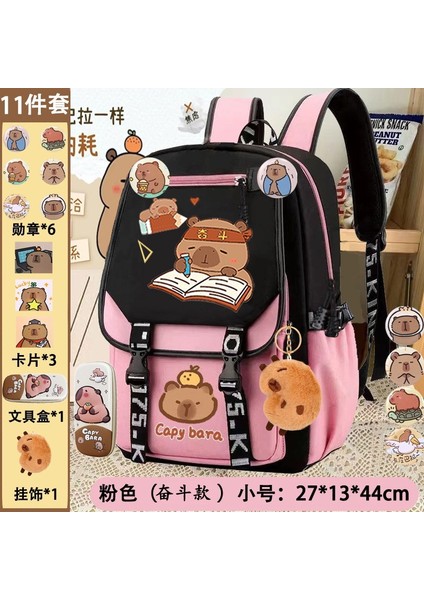 Yeni Yüksek Değerli Küçük Okul Çantası Kızlar Üniversite Öğrencileri Çocuklar Sevimli Anaokulu Çizgili Küçük Sırt Çantası Omuz Çantası (Yurt Dışından)