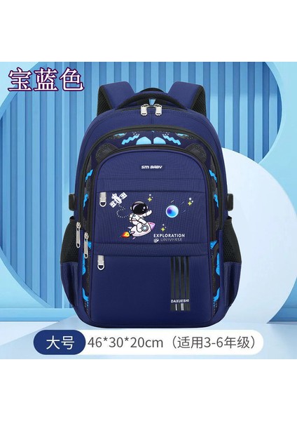 Yeni Oxford Kumaş Köpekbalığı Okul Çantası Ilkokul Öğrencileri Dört, Beş, Altı Sınıflar Büyük Kapasiteli Sırt Çantası Kişilik Basit Omuz Çantası Erkek (Yurt Dışından)