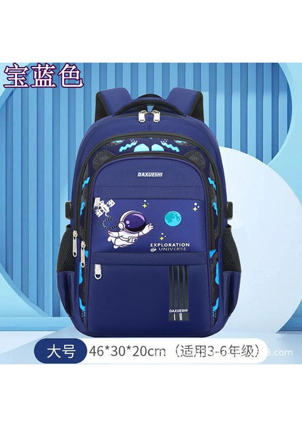 Yeni Oxford Kumaş Köpekbalığı Okul Çantası Ilkokul Öğrencileri Dört, Beş, Altı Sınıflar Büyük Kapasiteli Sırt Çantası Kişilik Basit Omuz Çantası Erkek (Yurt Dışından)