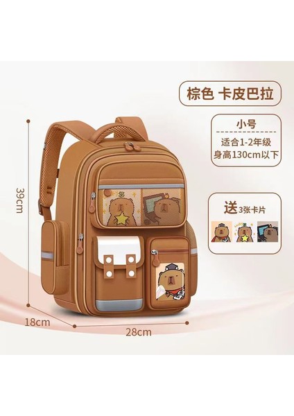 Yeni Okul Çantası Ilkokul Kız Kız Çizgi Film Bir, Iki, Üç Ila Altı Sınıf Sevimli Büyük Kapasiteli Çocukların Omuz Çantası Yükünü Azaltmak Için (Yurt Dışından)