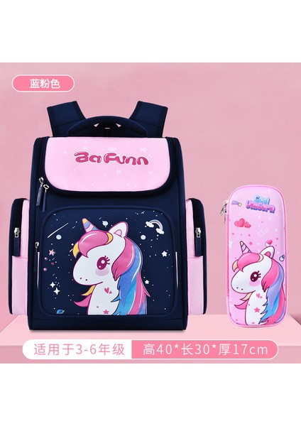 Yeni Öğrenciler Okul Çantası Lise Omuzları Sırt Çantası Büyük Kapasiteli Eğlence Seyahat Çocuk Çantası (Yurt Dışından)