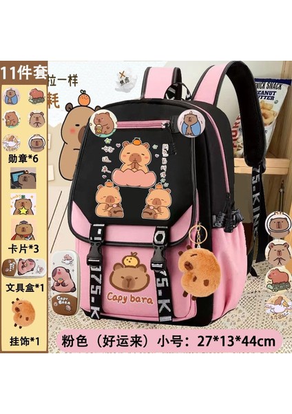 Yeni Yüksek Değerli Küçük Okul Çantası Kızlar Üniversite Öğrencileri Çocuklar Sevimli Anaokulu Çizgili Küçük Sırt Çantası Omuz Çantası (Yurt Dışından)