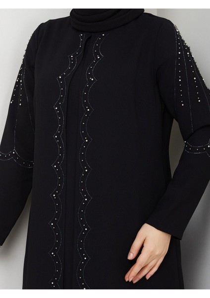 Yelpaze Taşlı Büyük Beden Anne Elbisesi modelleri