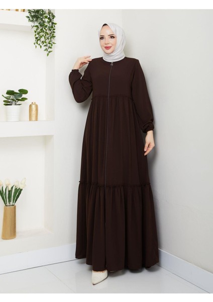 Hac ve Umrelik Büzgü Detaylı Medine Ipeği Ferace fırsatları