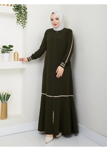 Gündelik Hac ve Umrelik Ribanalı Şeritli Ferace indirimleri