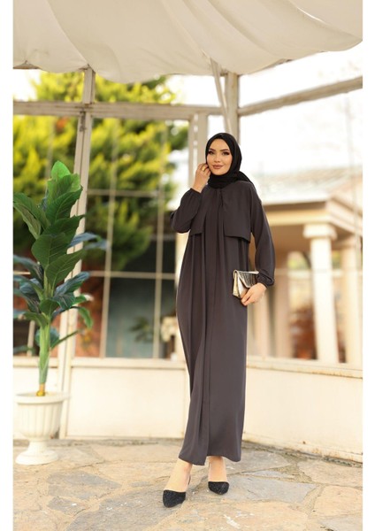 Hac ve Umrelik Cepkenli Medine Ipeği Ferace modelleri