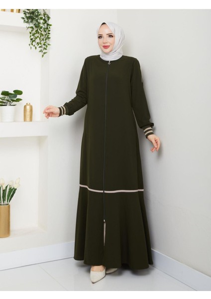 Gündelik Hac ve Umrelik Ribanalı Şeritli Ferace fırsatları