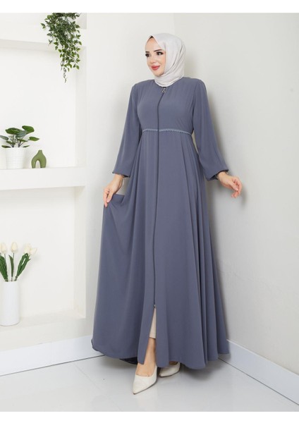 Gündelik Hac ve Umrelik Mevlana Ortası Işlemeli Ferace