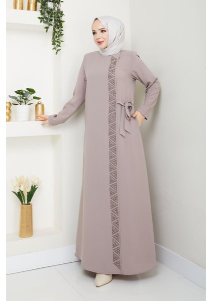 Incili Yandan Bağlamalı Petek Ferace EN2098 fırsatları