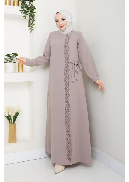 Incili Yandan Bağlamalı Petek Ferace EN2098 indirimleri