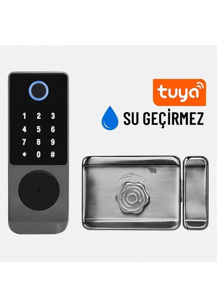 Dış Ortam Tutmalı Alüminyum Akıllı Kilit | OK0130