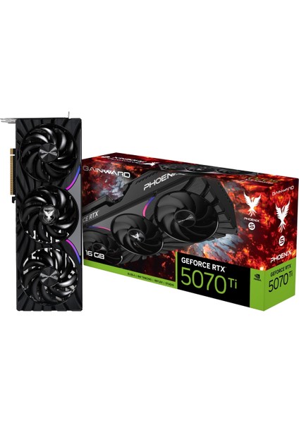 Gaınward RTX5070 Ti Phoenıx-S 16GB Gddr7 256BIT Gaming (Oyuncu) Ekran Kartı