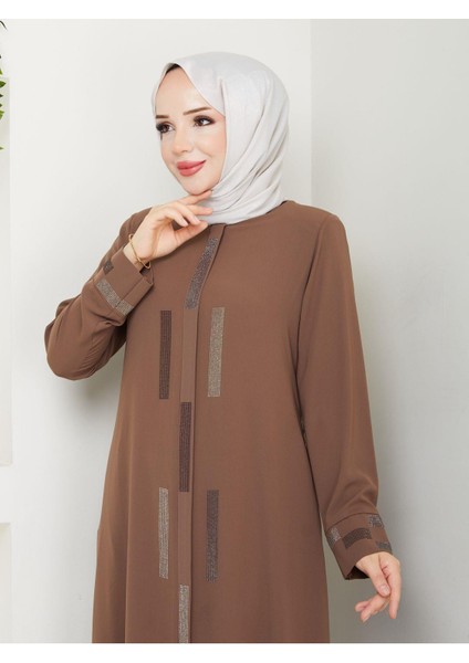 Otoban Taşlı Ferace modelleri