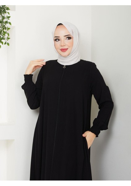 Gündelik Hac ve Umrelik Mevlana Kolu Gipe Dikişli Ferace fiyatları