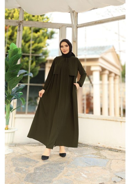 Hac ve Umrelik Cepkenli Medine Ipeği Ferace