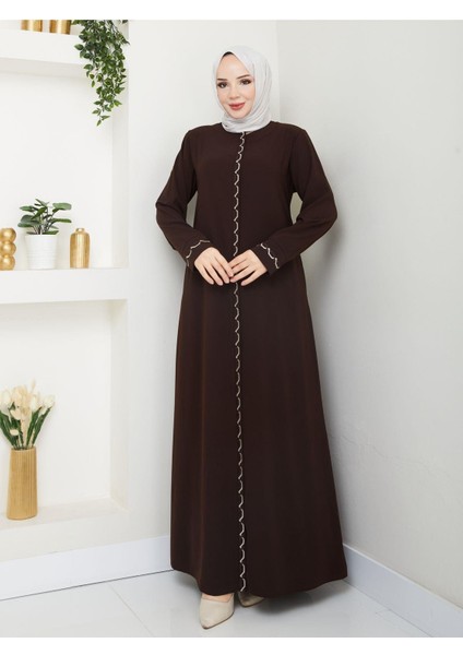 Gündelik Hac ve Umrelik Zincir Nakışlı Ferace indirimleri