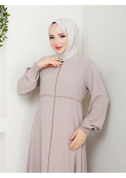 Gündelik Hac ve Umrelik Mevlana Ortası Işlemeli Ferace