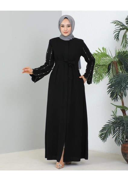 Kolu Inci Taşlı Ferace indirimleri