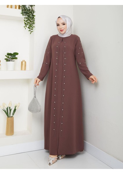 Büyük Beden Tam Boy Pelerinli Anne Elbisesi fırsatları