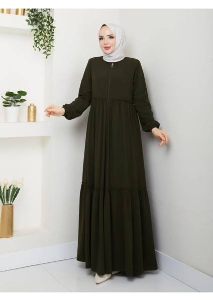 Hac ve Umrelik Büzgü Detaylı Medine Ipeği Ferace fırsatları