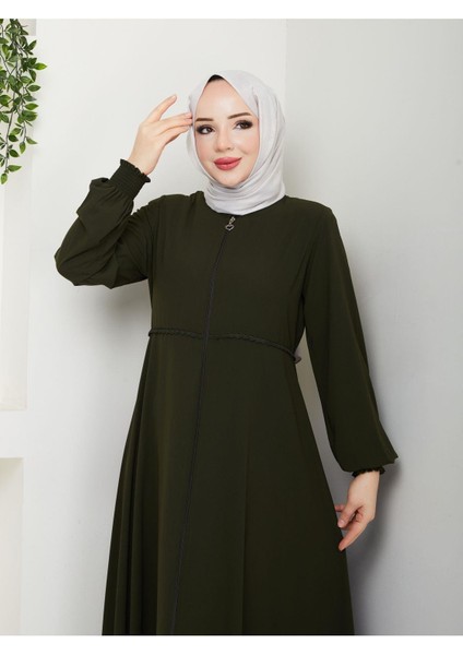 Gündelik Hac ve Umrelik Mevlana Ortası Işlemeli Ferace