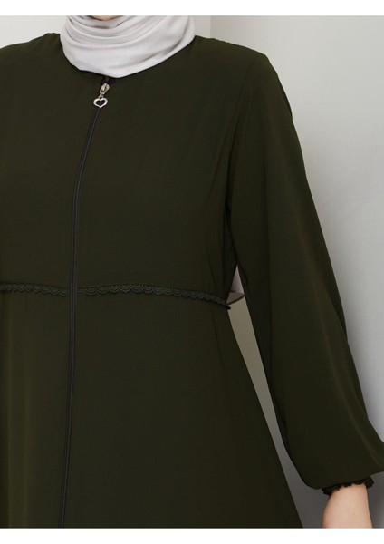 Gündelik Hac ve Umrelik Mevlana Ortası Işlemeli Ferace modelleri