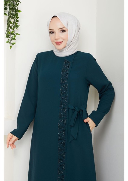 Incili Yandan Bağlamalı Petek Ferace EN2098 fiyatları