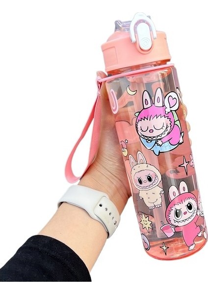 Saman Su Isıtıcısı Öğrenci Ipli Taşınabilir Çekme Bezi Çizgi Film Su Isıtıcısı (Yurt Dışından)