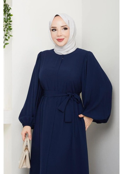 Balon Kol Medine Ipeği Yazlık Ferace