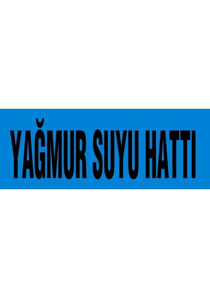 Yağmur Suyu Hattı Ikaz Şeridi 20CMX250MT Yağmur Borusu Toprak Altı Emniyet Bandı indirimleri