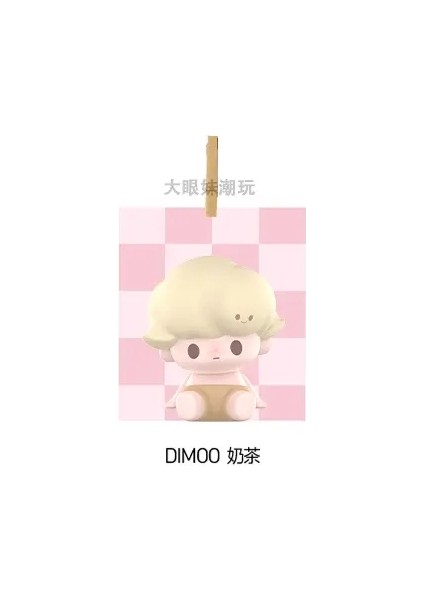 Yeni Pop Bean Clic Oturma Duruş Serisi Bebekler Sevimli Anime Figürü Kawaii Masaüstü Süsleri Sürpriz Noel Hediyeleri Renk: Dimoo 2 (Yurt Dışından)