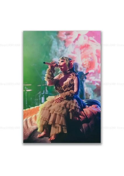 Şarkıcı Crybaby Müzik Albümü Estetik Tuval Boyama Duvar Sanat Resimleri Kulüp Ev Dekor Odası Dekorasyon Fanatik Hediyeler Boyutu (Inç): 50X70CM Çerçeve/renk Yok: 21 (Yurt Dışından)