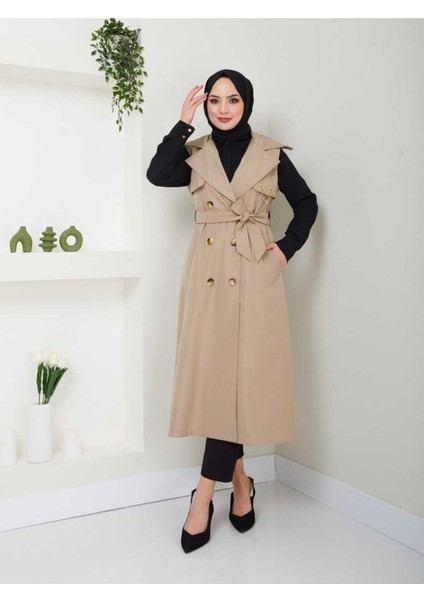 Uzun Yelek Bondit Kumaş GBYELEK0001 indirimleri