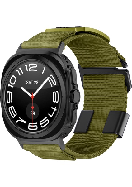 Samsung Galaxy Watch Ultra 47MM / Ultra 2025 Için Naylon Saat Kayışı (Yurt Dışından)