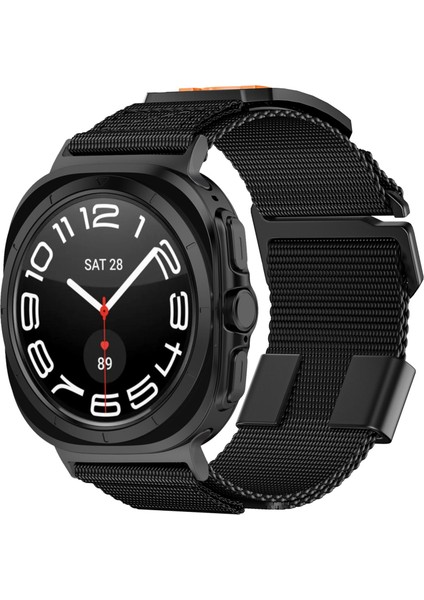 Samsung Galaxy Watch Ultra 47MM / Ultra 2025 Için Naylon Saat Kayışı (Yurt Dışından)