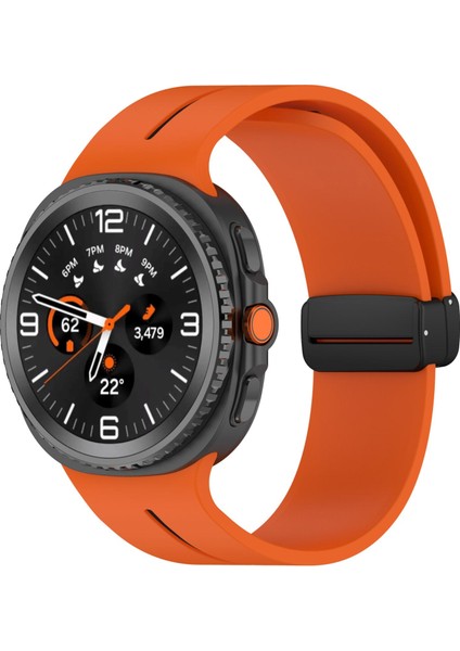 Samsung Galaxy Watch8 / Watch8 Classic Için Silikon Kayış (Yurt Dışından)