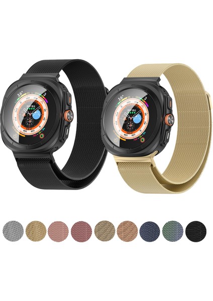 Samsung Galaxy Watch Ultra 47MM / Ultra 2025 Için Paslanmaz Çelik Bant (Yurt Dışından) modelleri